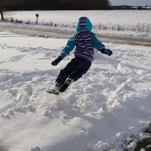 Flyingintothesnow