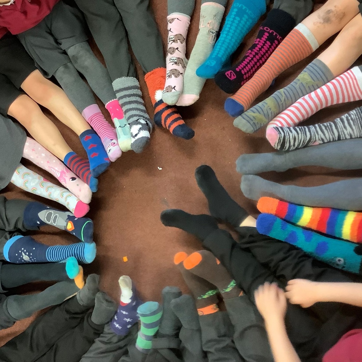 Odd Socks Day AntiBullying Week Charsfield C of E Primary School